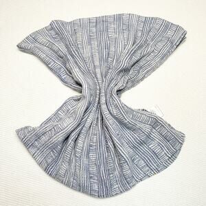 Aden + Anais  Blue White Swaddle Receiving Blanket Baby